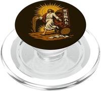 Gesù Resurrezione Christian Manga Art Morte Sconfitta Anime PopSockets PopGrip per MagSafe