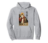 Gesù Resurrezione Cristiano Manga Morte Sconfitta Anime Art Felpa con Cappuccio