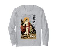 Gesù Resurrezione Cristiano Manga Morte Sconfitta Anime Art Maglia a Manica