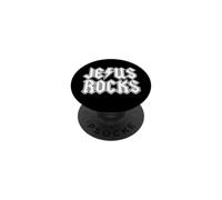 Gesù rocce fede cristiana Gesù rocce PopSockets PopGrip Adesivo