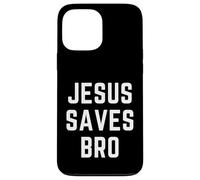 Gesù salva il fratello cristiano abbigliamento fede versetto biblico Custodia per iPhone 13 Pro Max