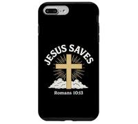 Gesù salva Romani 10:13 Salvezza Croce Cristiana Custodia per iPhone 7 Plus/8 Plus
