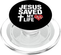 Gesù Saved My Life Christian Faith PopSockets PopGrip per MagSafe