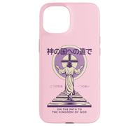 Gesù Sentiero verso il Regno di Dio Giapponese Christian Manga Rosa Custodia per iPhone 15