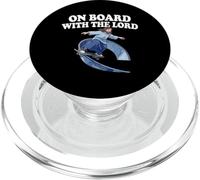 Gesù Skateboarding Mezza Pipa A Bordo Con Il Signore Pattinatore PopSockets PopGrip per MagSafe