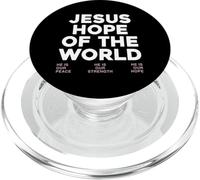 Gesù Speranza Del Mondo Scrittura Cristiana Religione Battesimo PopSockets PopGrip per MagSafe