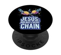 Gesù spezza ogni catena PopSockets PopGrip Adesivo