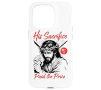 Gesù Suo Sacrificio Pagato Il Prezzo Christian Manga Sketch Custodia per iPhone 15 Pro