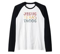 Gesù Texas Tacos Maglia con Maniche Raglan