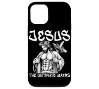 Gesù The Ultimate guadagna Christian Fitness Allenamento Allenamento Custodia per iPhone 12/12 Pro