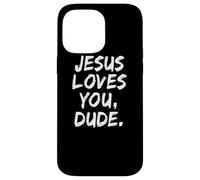 Gesù ti ama Amico Cristiano Credente Fede Dio Religioso Custodia per iPhone 14 Pro Max