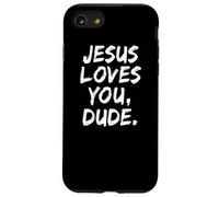 Gesù ti ama Amico Cristiano Credente Fede Dio Religioso Custodia per iPhone SE (2020) / 7/8