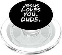 Gesù ti ama Amico Cristiano Credente Fede Dio Religioso PopSockets PopGrip per MagSafe