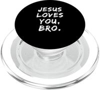 Gesù ti ama Fratello Cristiano Credente Fede Dio Religioso PopSockets PopGrip per MagSafe