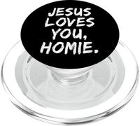 Gesù ti ama Homie Cristiano Credente Fede Dio Religioso PopSockets PopGrip per MagSafe