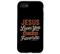 Gesù ti ama ma io sono il suo preferito - Christian divertente Custodia per iPhone SE (2020) / 7/8