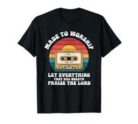Gesù Tshirt Maschile Donne Christianità Cristo Cross Maglietta