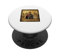Gesù Tshirt Uomo Donna Cristianesimo Cristo Croce Pasqua PopSockets PopGrip Adesivo