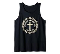 Gesù Tshirt Uomo Padre Cristianesimo Cristo Croce Croce Canotta