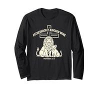 Gesù Tshirt Uomo Padre Cristianesimo Cristo Croce Croce Maglia a Manica