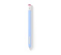 Gesuche Custodia classica stile matita, custodia protettiva morbida con accessori in silicone resistente compatibile con Apple Pencil 2a generazione, compatibile con ricarica magnetica (blu)