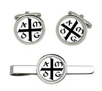 Gesuita Amdg Ad Majorem Dei Gloriam Gemelli E Fermacravatta Set