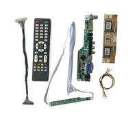 GESXNPBN Compatibile con HT190E01 HT170E01 HT170EX1 Driver Controller Board 1280 * 1024 Kit 4CCFL TV Analogico 30 Pin LVDS AV+HDMI+VG IR+USB Display LCD(for HT190E01-300)