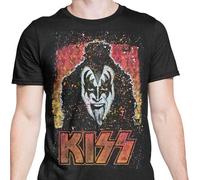 Get Down Art GDA KISS Faccia Del Demone Musica Metal Rock Band Maglietta SFAE40