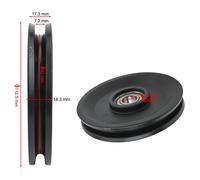 Get Fit at Home due pulegge in nylon progettate con cuscinetti affidabili 6202Z