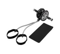 Get Fit Exerciser Wheel with Tube - attrezzi fitness piccoli Grey/Black unisex
