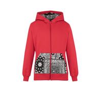 Get Fit Felpa Zip E Cappuccio Maximilian Rosso Bambino 12 Anni