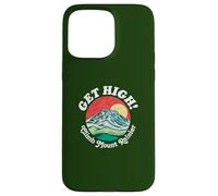 Get High! Climb Mount Rainier Funny National Park Vintage Custodia per iPhone 15 Pro Max