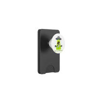 Get In Frenchie UFO Alien Abduction Cowboy Cappello Cane PopSockets PopWallet per MagSafe