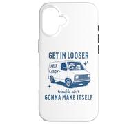 Get In Loser Trouble Non si farà procione opossum Custodia per iPhone 16