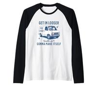 Get in Loser Trouble Non Si farà Procione Opossum Maglia con Maniche Raglan
