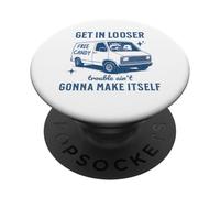 Get In Loser Trouble Non si farà procione opossum PopSockets PopGrip Adesivo