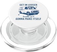 Get In Loser Trouble Non si farà procione opossum PopSockets PopGrip per MagSafe
