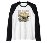Get in Loser We're Doing God's Will Bibbia Cristiana Divertente Maglia con Maniche Raglan
