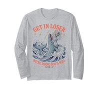 Get in Loser We're Doing Gods Will Jonah 1:17 Christian Maglia a Manica