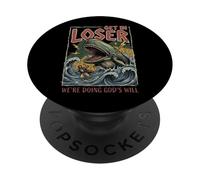 Get In Loser We're Doing God's Will PopSockets PopGrip Adesivo