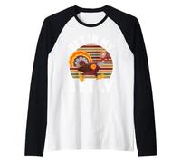 Get in My Belly Cool Turkey Divertente Ringraziamento Maglia con Maniche Raglan