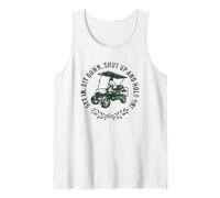 Get in Sit Down Shut up And Hold on Divertente Golf Cart Design Canotta