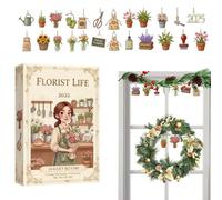 Get Involveds Kids Creativity: progettato per la convenienza, l'ornamento floreale di Natale presenta pezzi leggeri che lo rendono facile da creare un rituale di decorazione quotidiana, impegnati