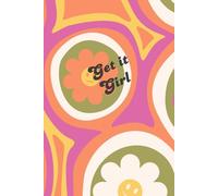 Get It Girl - Retro Dotted Hardcover Notebook Journal - 6 x 9 inches - 120 pages