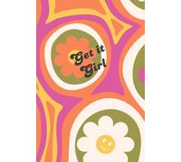 Get It Girl - Retro Dotted Paperback Notebook Journal - 6 x 9 inches - 120 pages