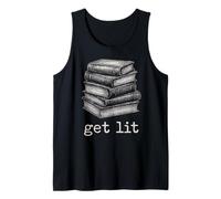 Get Lit Bibliophile Humor Letteratura Classica Libri Amante Canotta