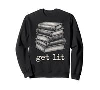 Get Lit Bibliophile Humor Letteratura Classica Libri Amante Felpa