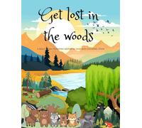 Get lost in the woods: A Bold & Easy Forest Aesthetic Outlined Coloring Book