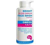Get Nectar Happiness Bright Glow Omega Korean Glow Essence Face Wash - 200 ml...