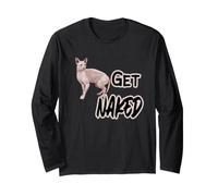 Get Nudo con Sphinx Cat Funny I Love My Hairless Cats Maglia a Manica
